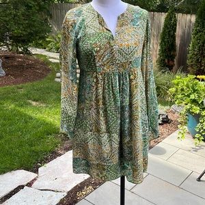 Anthropologie boho dress